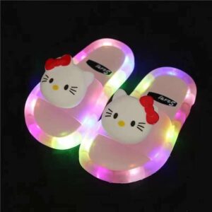 LED light rubber sandals